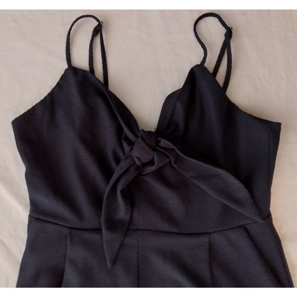 Papillon Wide Leg Jumpsuit Romper Navy Sleeveless New  Womens Size Small - Picture 4 of 12